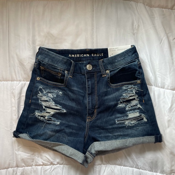AE Ne(x)t Level Curvy High-Waisted Shortie Shorts